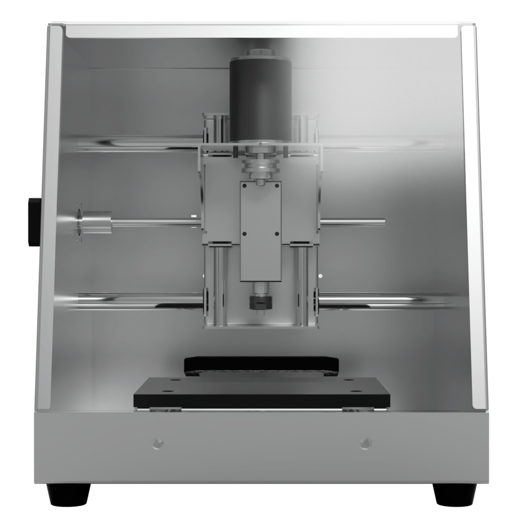正面から見たSUS304板金筐体のMetallKraft Mill